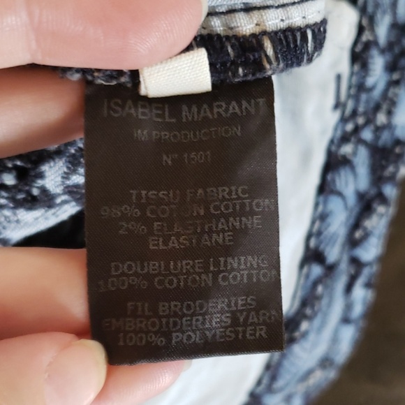 Authentic Isabel Marant Etoile lace jeans - Picture 5 of 6